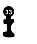 RUFE Schlüssel zu RUF Einsteck-Schloss 3 Stück (3 pièce)