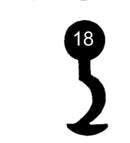 S-2005 Schlüssel zu Schänis Kasten-Schloss, 3 Stück (3 pièce)