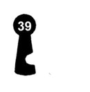 RUFE Schlüssel zu RUF Einsteck-Schloss 3 Stück (3 pièce)