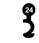 S-2305 Schlüssel zu Schänis Kellertür-Schloss, 3 Stück (3 pièce)