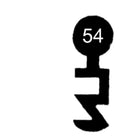 S-2005 Schlüssel zu Schänis Kasten-Schloss, 3 Stück (3 pièce)