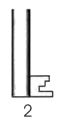 263 Möbelschlüssel Rundring gebohrt, Chubb, 3 Stück (3 pièce)