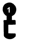 S-2305 Schlüssel zu Schänis Kellertür-Schloss, 3 Stück (3 pièce)