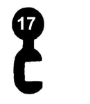 M 66 System MAIER - 66 Schlüssel zu deutschem Einsteckschloss, 3 Stück (3 pièce)