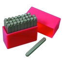 Schlagbuchstaben, Höhe 3,0 mm, Schaft 6,35 mm