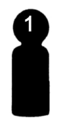 F 110 Chubb-Schlüssel, 3 Stück (3 pièce)