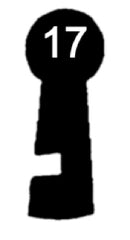 F 110 Chubb-Schlüssel, 3 Stück (3 pièce)