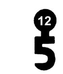 M 65 System MAIER - 65 Schlüssel zu deutschem Einsteckschloss, 3 Stück (3 pièce)