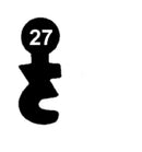 RUFE Schlüssel zu RUF Einsteck-Schloss 3 Stück (3 pièce)