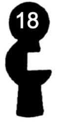 F 110 Chubb-Schlüssel, 3 Stück (3 pièce)