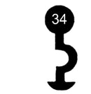 S-2005 Schlüssel zu Schänis Kasten-Schloss, 3 Stück (3 pièce)