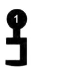 KIMA Schlüssel zu Einsteckschloss, 3 Stück (3 pièce)