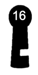 F 95 Chubb-Schlüssel, 3 Stück (3 pièce)