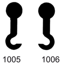 C 80 Norm-Ziffer-Schlüssel  /  3 Stück (3 Pièce)