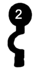 F 110 Chubb-Schlüssel, 3 Stück (3 pièce)