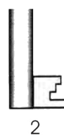 261 Möbelschlüssel Rundring gebohrt, Chubb, 3 Stück (3 pièce)