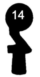 KLC Schlüssel zu Kleinlützel (MSL) Einsteck-Chubb-Schloss