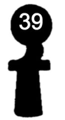 F 95 Chubb-Schlüssel, 3 Stück (3 pièce)