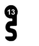 M 65 System MAIER - 65 Schlüssel zu deutschem Einsteckschloss, 3 Stück (3 pièce)