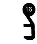 S-2005 Schlüssel zu Schänis Kasten-Schloss, 3 Stück (3 pièce)