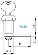 Hebelzylinder/  Vérin à levier 660