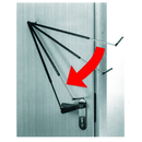 1086 Outil pour poignée de porte "Lock-Off"
