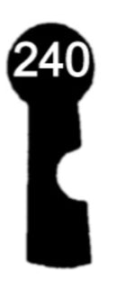 EWG Schlüssel zu EWG-Schlössern, 3 Stück (3 pièce)