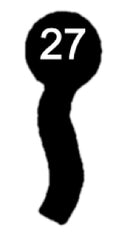 F 95 Chubb-Schlüssel, 3 Stück (3 pièce)