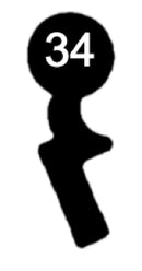 F 110 Chubb-Schlüssel, 3 Stück (3 pièce)