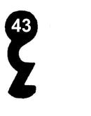 M 65 System MAIER - 65 Schlüssel zu deutschem Einsteckschloss, 3 Stück (3 pièce)