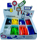 AS-R10.200.50/ Porte-clés avec trou et anneau, paquet de 200 