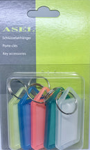 AS-SB-12/5 Klapp-Anhänger MIX, 5 Stück, auf Blisterkarte mit Euro-Aufhängung