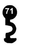 S-2305 Schlüssel zu Schänis Kellertür-Schloss, 3 Stück (3 pièce)