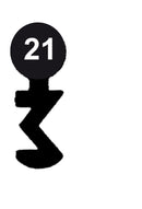 M 66 System MAIER - 66 Schlüssel zu deutschem Einsteckschloss, 3 Stück (3 pièce)