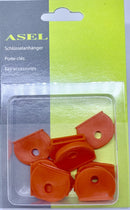 Kennkappen ORENGE, 10 Stück