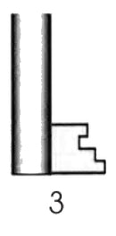 261 Möbelschlüssel Rundring gebohrt, Chubb, 3 Stück (3 pièce)