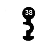 M 65 System MAIER - 65 Schlüssel zu deutschem Einsteckschloss, 3 Stück (3 pièce)