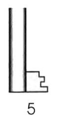 263 Möbelschlüssel Rundring gebohrt, Chubb, 3 Stück (3 pièce)