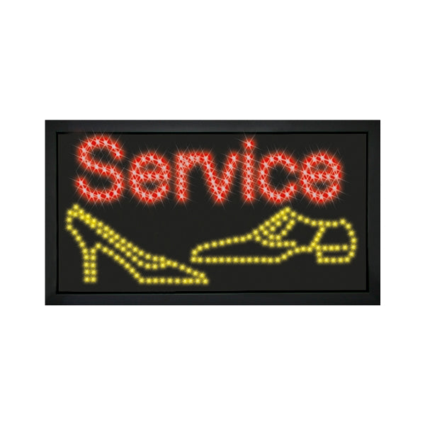 LED-Display "Schuhservice"