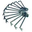 1821 Sperrhakensatz "K" 1-12 Einsteck-Chubb, 18 mm