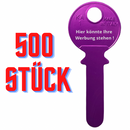 Präge Rohling KA1, 500 Stück inkl. Laser Gravur