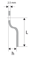 RX00 - Riegel für Zylinder 500 / Came pour Cylindre 500