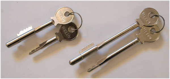 Schlüssellochsperrer, VS, 2 Schlüssel / Lochsperrer