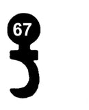 S-2305 Schlüssel zu Schänis Kellertür-Schloss, 3 Stück (3 pièce)