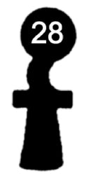 F 95 Chubb-Schlüssel, 3 Stück (3 pièce)