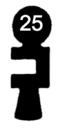 F 110 Chubb-Schlüssel, 3 Stück (3 pièce)