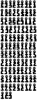 C-1 / 3 Stück (3 pièce) zu Glutz VGB