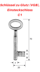C-1 / 3 Stück (3 pièce) zu Glutz VGB