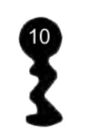 NEMEF LANG  Schlüssel zu Einsteck-Schloss, 3 Stück (3 pièce)