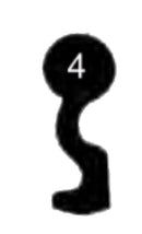 NEMEF LANG  Schlüssel zu Einsteck-Schloss, 3 Stück (3 pièce)